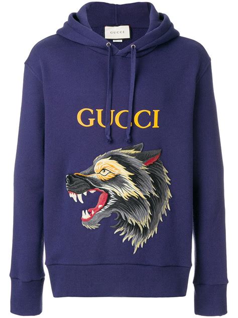 gucci wolf hoodie cheap|Gucci hoodie shop.